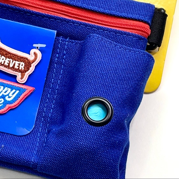 Wild & Woofy Dog Pet Walking Bag Customizable Iron-On Patches W/Adjustable Strap - Picture 3 of 16